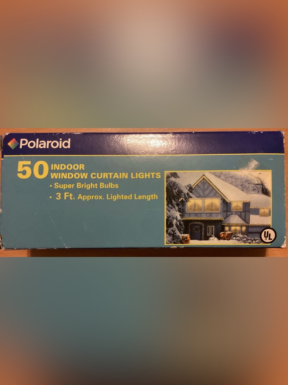 Polaroid 50 Indoor Window Curtain Lights - Warm White